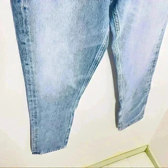 NEW Agolde Remy High Rise Straight Jeans in Collision Wash Preppy Premium Denim - Picture 6 of 9